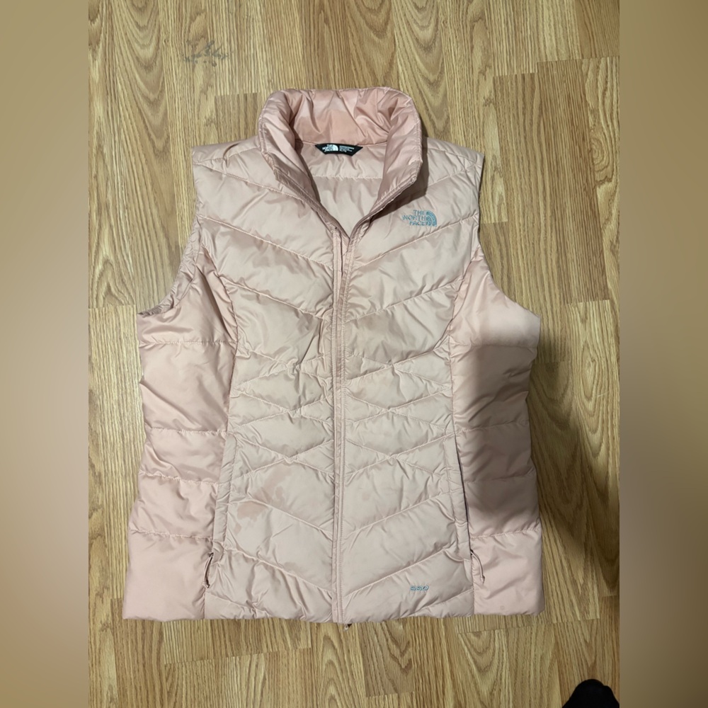 The North Face Light Pink Puffer Vest